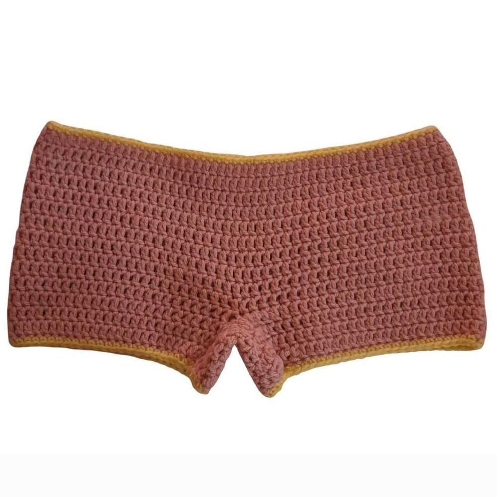 Unbranded Women's Yellow and Pink Shorts